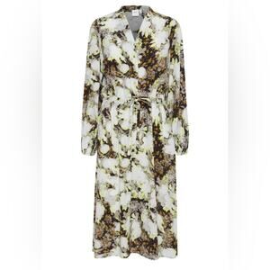 Ichi Dizana Midi Dress Abstract Print Size 36